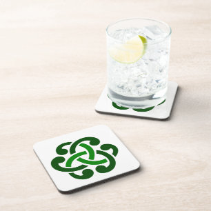 Donk Green Celtic Knot Bier Onderzetter