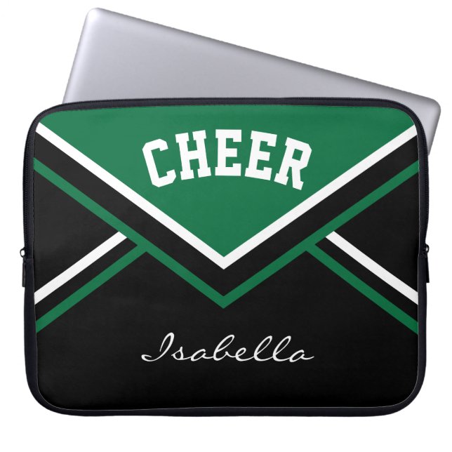 Donk Green Cheerleader Cheer Laptop Sleeve (Voorkant)