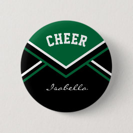 Donk Green Cheerleader Cheer Ronde Button 5,7 Cm