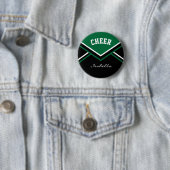 Donk Green Cheerleader Cheer Ronde Button 5,7 Cm (In situ)