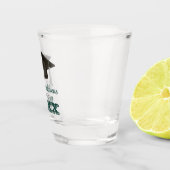 Donk Green Gefeliciteerd College Afstuderen Shot Glas (Rechts)