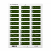 Donk Green Silver Mandala Snowflake Label (Full Sheet)