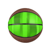 Donk Green Streak Mini Basketball Mini Basketbal (Voorkant)