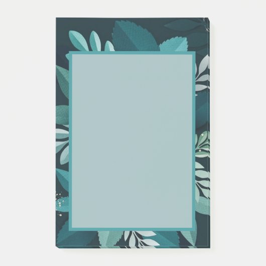 Donk Greenery Elegant Post-it® Notes (Voorkant)