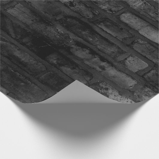 Donk Grey Brick Wall Cadeaupapier (Hoek)