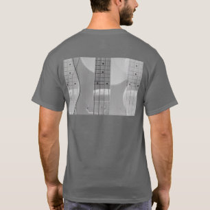 Donk Grey Sjabloon Trendy Bass Guitar Modern T-shirt