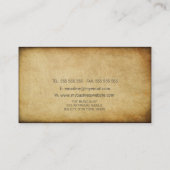 Donk Grunge Music Musicien Guitar Teacher Visitekaartje (Achterkant)