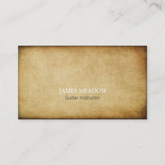 Donk Grunge Music Musicien Guitar Teacher Visitekaartje (Voorkant)