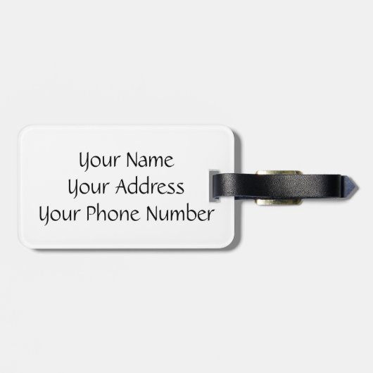 Donk Hibiscus Bagagelabel (Achterkant horizontaal)