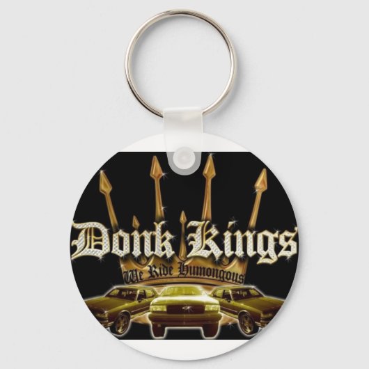 donk kings car logo sleutelhanger (Voorkant)