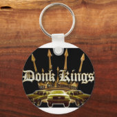 donk kings car logo sleutelhanger (Voorkant)
