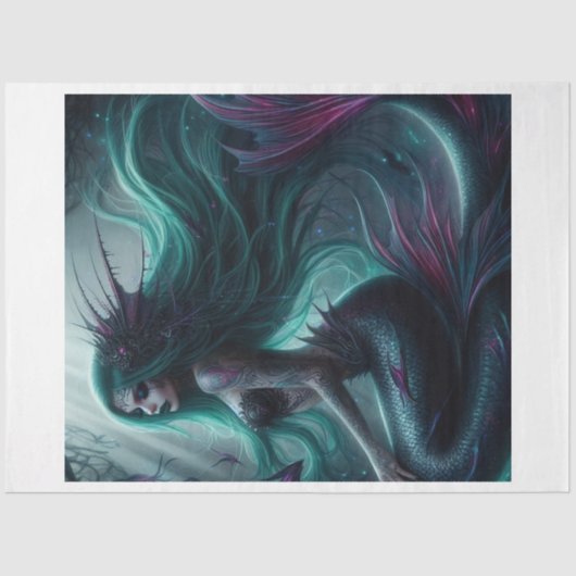 Donk Mermaid Tissuepapier (Voorkant)