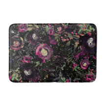 Donk Moody Berry Plum Sparkle Floral Modern