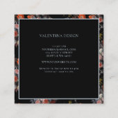 Donk Moody Floral Bouquet Visitekaartjes 2 (Achterkant)