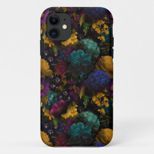 Donk Moody Florals Antiek bloemen Case-Mate iPhone Case