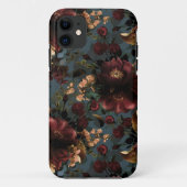 Donk Moody Florals Antiek Flowers Gothic Case-Mate iPhone Case (Achterkant)