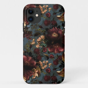 Donk Moody Florals Antiek Flowers Gothic Case-Mate iPhone Case