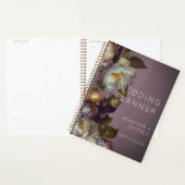Donk Moody Mauve Floral Modern Wedding Invite Planner (Display)