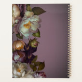 Donk Moody Mauve Floral Modern Wedding Invite Planner (Achterkant)