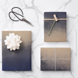 Donk Moody Modern Art Landscape Scene Inpakpapier Vel