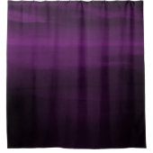 Donk Moody Paarse Plum Modern Waterverf Chic Douchegordijn (Voorkant)