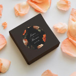 Donk Moody Romantic Floral Dutch Painterly Wedding Ronde Sticker<br><div class="desc">Ideaal voor gunsten of welkomstkits. Pas de tekst aan en beweeg of schaal de cirkel en de floralen zoals gewenst. De vorm en de kleur van de cirkel zijn editable.</div>