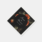 Donk Moody Romantic Floral Dutch Painterly Wedding Servet (Hoek)