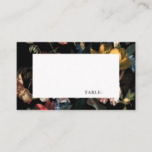 Donk Moody Romantic Floral Dutch Place Card Visitekaartje