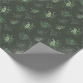 Donk Moody Woodland Greenery Green Planten Gift Cadeaupapier (Hoek)