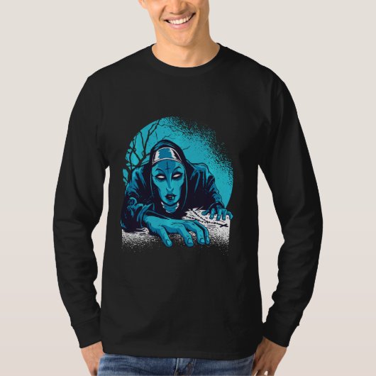 Donk Nun Helloween Costume T-shirt (Voorkant)