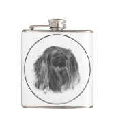 Donk Pekingese Heupfles (Voorkant)