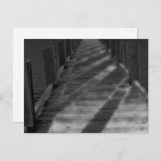 Donk Pier Postcrad Briefkaart (Voorkant / Achterkant)