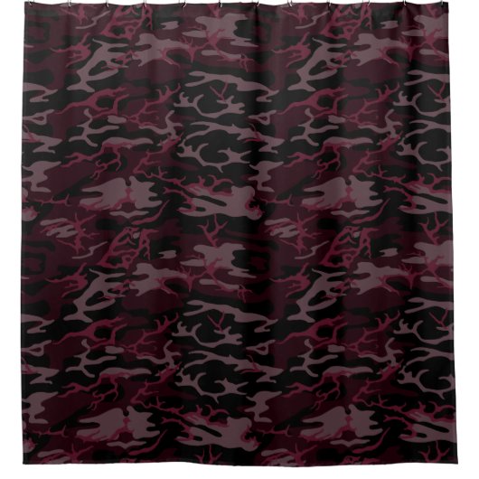 Donk Red Camo Douchegordijn (Voorkant)