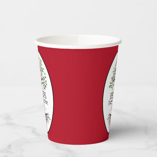 Donk Red Family Tree-reünie Papieren Bekers (Links)