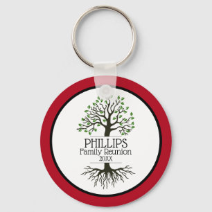 Donk Red Family Tree-reünie Sleutelhanger