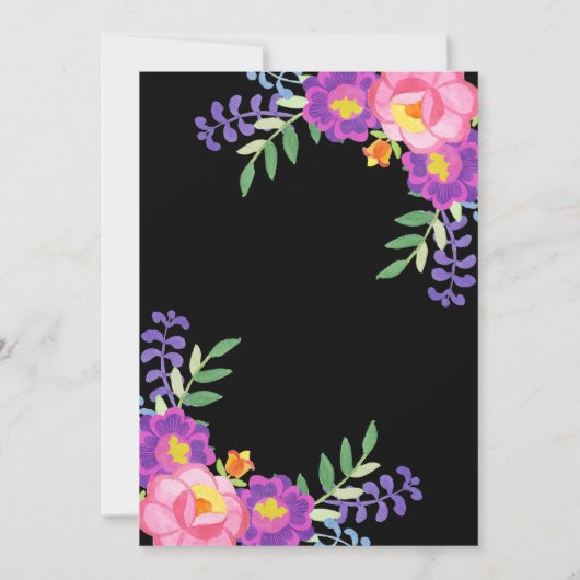 Donk Skin Princess Mexican Dress Quinceanera Kaart (Achterkant)