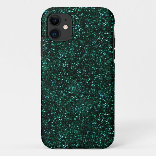 Donk Turquoise Blue Green Glitter Case-Mate iPhone Case (Achterkant)