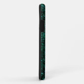 Donk Turquoise Blue Green Glitter Case-Mate iPhone Case (Achterkant/rechts)