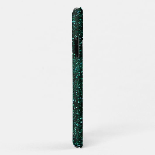 Donk Turquoise Blue Green Glitter Case-Mate iPhone Case (Achterkant/rechts)