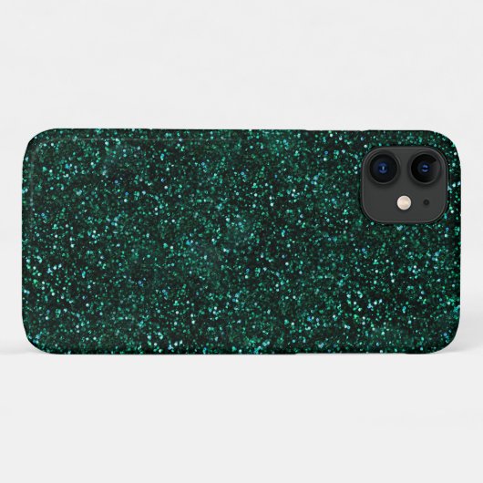 Donk Turquoise Blue Green Glitter Case-Mate iPhone Case (Achterkant (horizontaal))