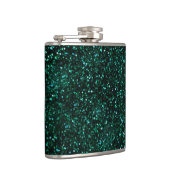 Donk Turquoise Blue Green Glitter Heupfles (Rechts)