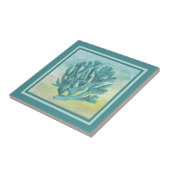 Donk Turquoise Coral Branch Tegeltje (Zijkant)
