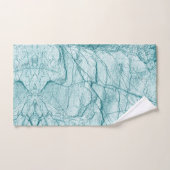 Donk Turquoise Marble Kijk Bad Handdoek (Handdoek)