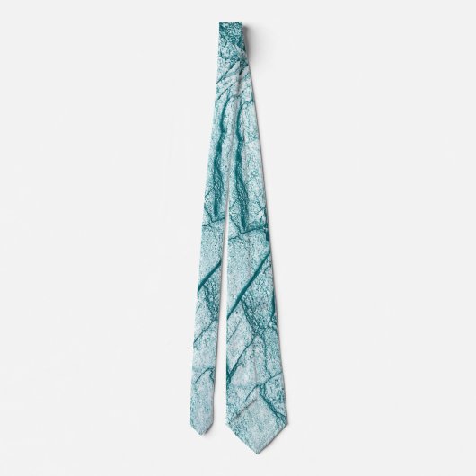 Donk Turquoise Marble Kijk Stropdas (Achterkant)