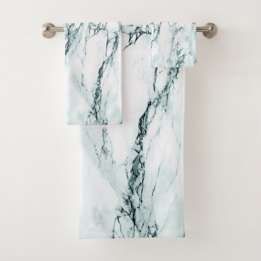 Donk Turquoise Vein Marble Kijk Bad Handdoek (Insitu)