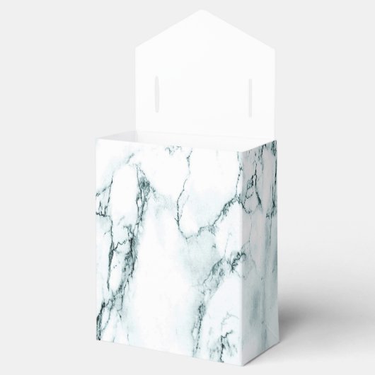 Donk Turquoise Vein Marble Kijk Bedankdoosjes (Geopend)