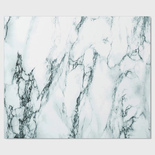 Donk Turquoise Vein Marble Kijk Cadeaupapier (Vlak)