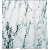 Donk Turquoise Vein Marble Kijk Douchegordijn (Voorkant)