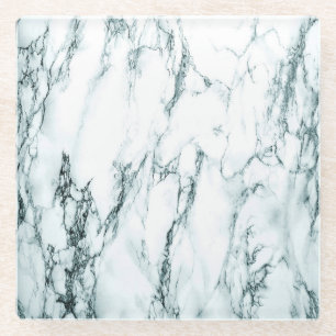 Donk Turquoise Vein Marble Kijk Glazen Onderzetter