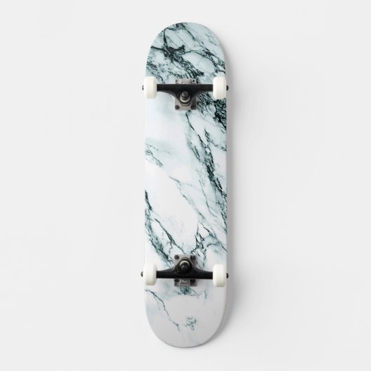 Donk Turquoise Vein Marble Kijk Skateboard (Voorkant)